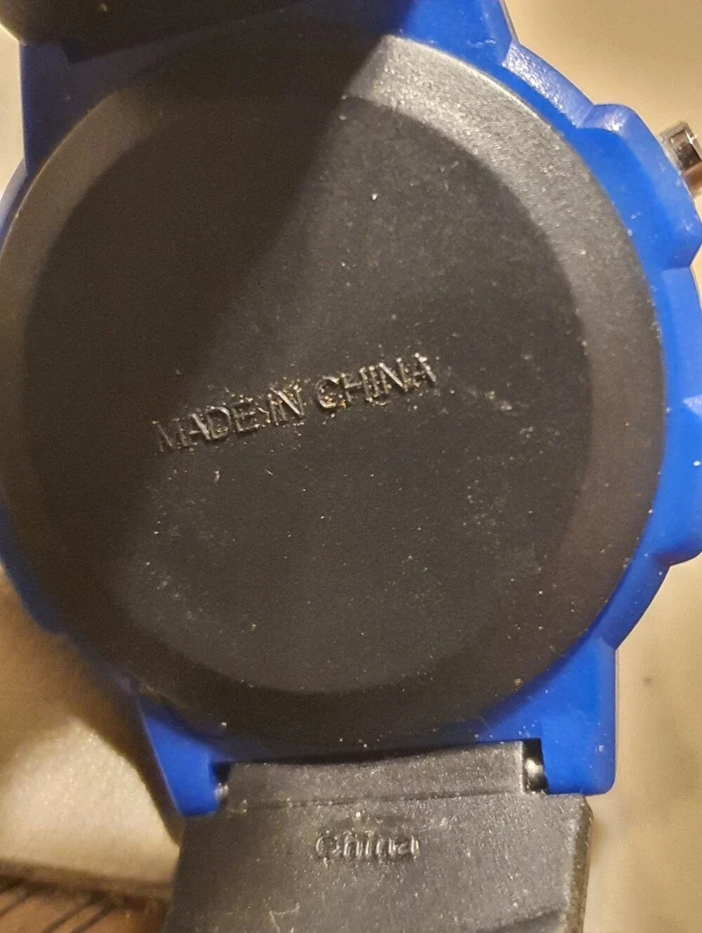 10/$20 Lifelong Black/Blue Resin Digital Alarm Chrono Men's Watch